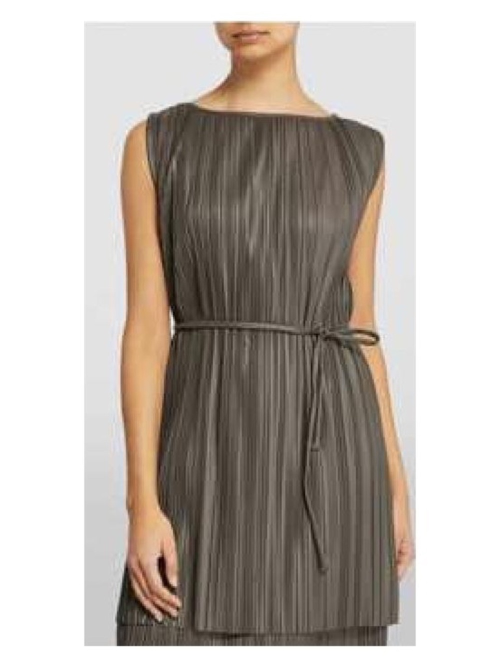 NWT MaxMara Leisure Plisse Sleeveless Blouse - size M